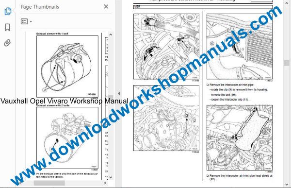 Vauxhall Vivaro workshop manual